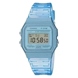 Casio F-91WS-2EF Reloj Digital Azul